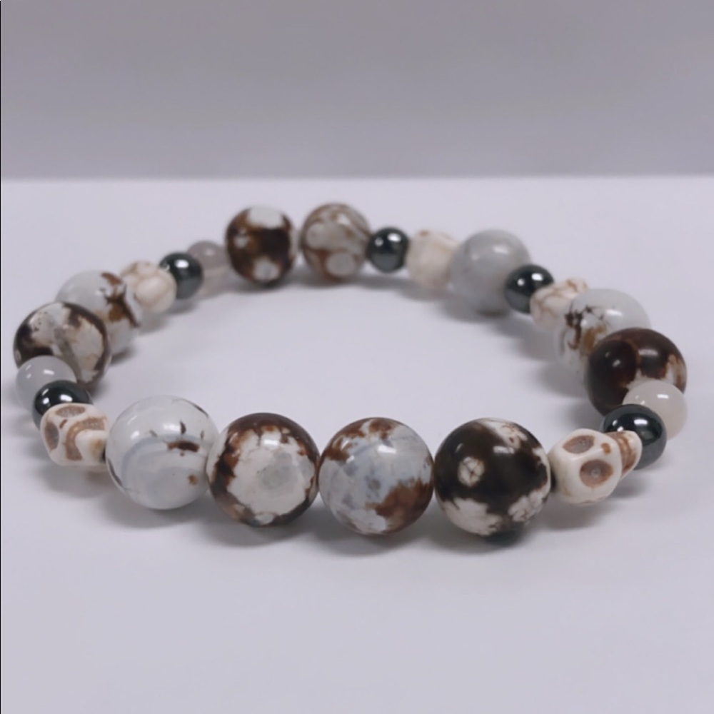 Handmade men’s stretch bracelet
